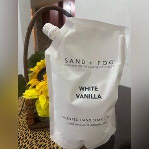 Sand + Fog White Vanilla Scented Hand Soap Refill - inspire in california coast